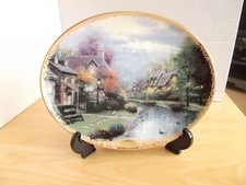 VINTAGE 1994 LAMPLIGHT BROOKE BY THOMAS KINKADE FIRST ISSUE PLATE Ltd Edition