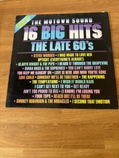 THE MOTOWN SOUND 16 BIG HITS THE LATE 60's ORIGINAL 1982 MOTOWN VINYL LP