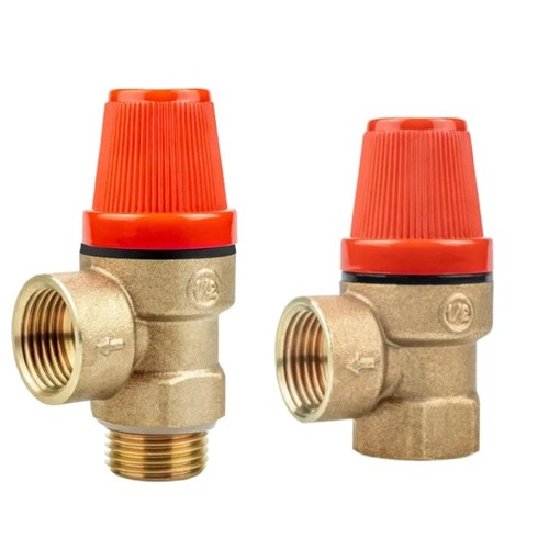 Brass safety valve dn15 - valve, 1/2"