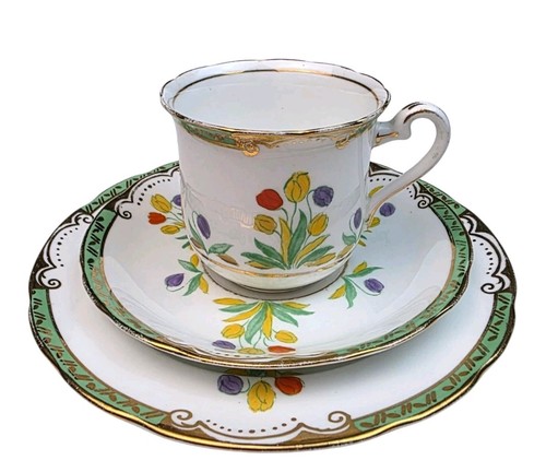 Vintage art deco - trio, cup