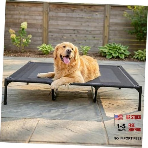 Elevated dog bed for large - elevated,