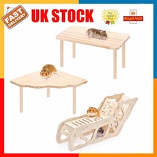 3pcs Natural Wooden Hamster