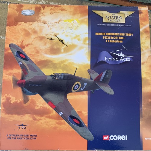 Corgi hawker hurricane mk1 - hawker,
