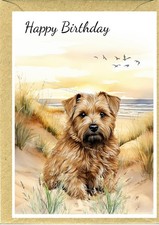 Norfolk Terrier Dog (4"x 6")