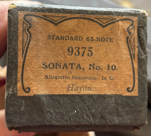 Vintage pianola roll haydn - roll,