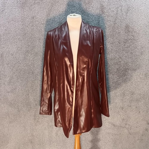 Plt chocolate longline blazer - plt,