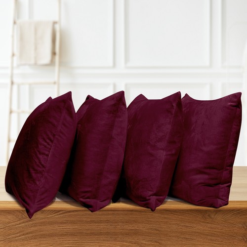 Luxury crushed velvet cushion - velvet,