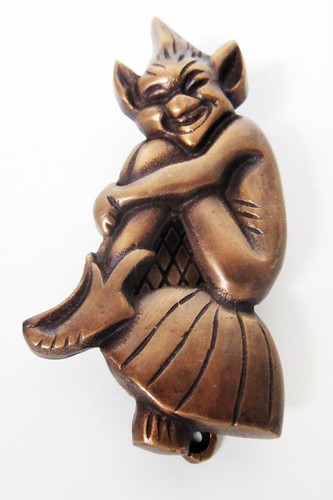 Solid brass door knocker - brass, knocker-
