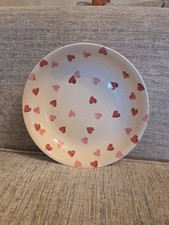 Pasta Bowl: 24cm Emma Bridgewater Pink Hearts Pasta Bowl, Ceramic