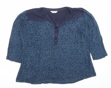BHS Womens Blue Animal Print