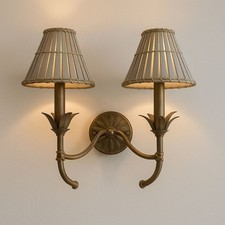 Set Of Wall Sconce Grey Lamp