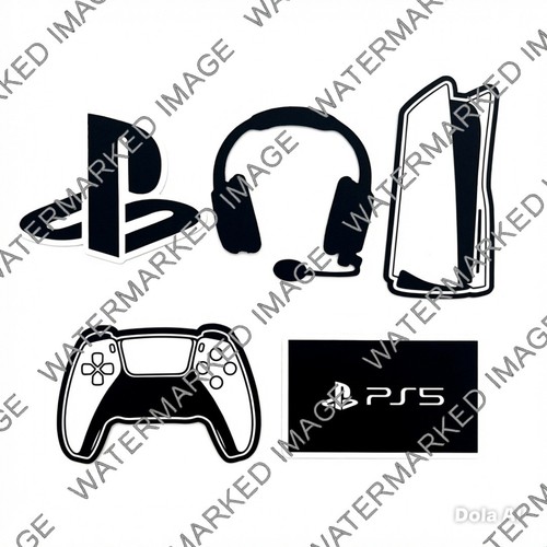 Playstation cake topper - playstation,