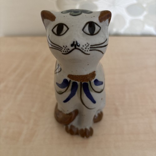 Tonala mexican pottery - mexican, cat
