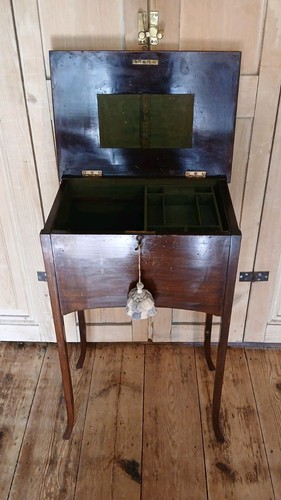 Antique edwardian sewing box - antique,