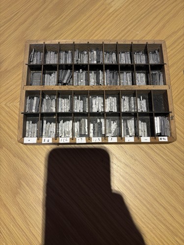 Letterpress type 10pt times - type,