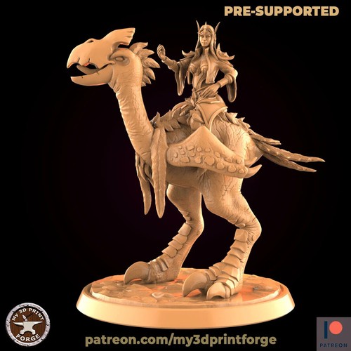 Elf queen miniature 32mm - miniature, 28-32mm
