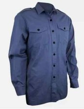 Royal Navy RN Dark Blue Working Dress Shirt New Hard wearing Long sleeve Shirt