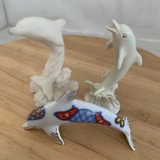 Collectible 3x LENOX Treasury Of Dolphins Mixed Decorative FIGURINES (Nu1) (1/B)