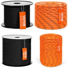 VEVOR Arborist Tree Climbing Rope Double Braid Polyester 220/120/1000/250ft
