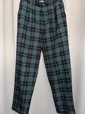 Green Tartan Pull&Bear Trousers 