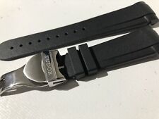 22mm Tudor Black Rubber Watch
