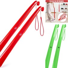 3x Shoe Horn Plastic Long