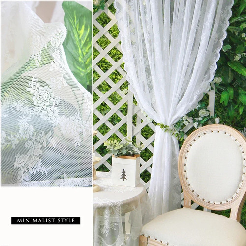 French white lace sheer - french,