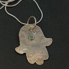 Sterling Silver Hamsa Necklace