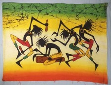 Batik Art, Wall Hanging, Handmade, Signed , One of a kind, #8  Kenya