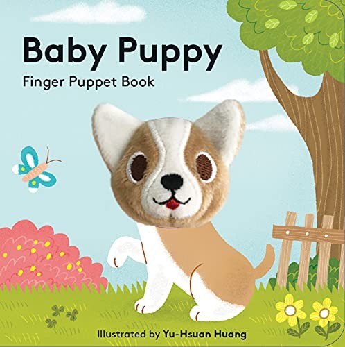 Baby puppy finger puppet - finger,