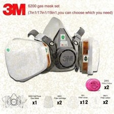 2026 3M 6200 Gas Mask spray