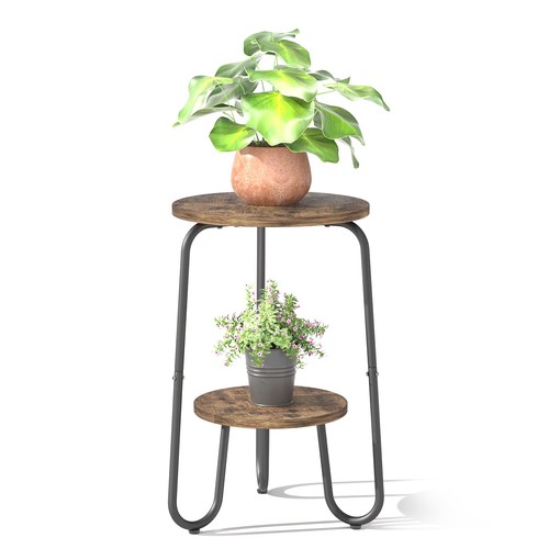Tier wood plant stand - 2,