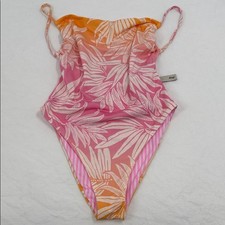 Maaji Swimsuit Wm Medium Ombre Foliage Brittany One Piece Pink White Orange