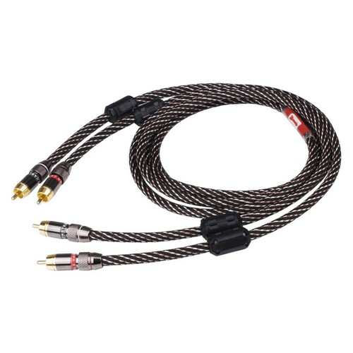 Stereo rca audio - cable, ofc