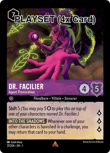 Facilier agent - -,