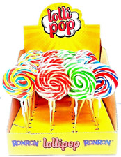 50 x Rainbow Lollipops 30g