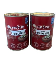 King Oscar Cod Roe, 2 x 400