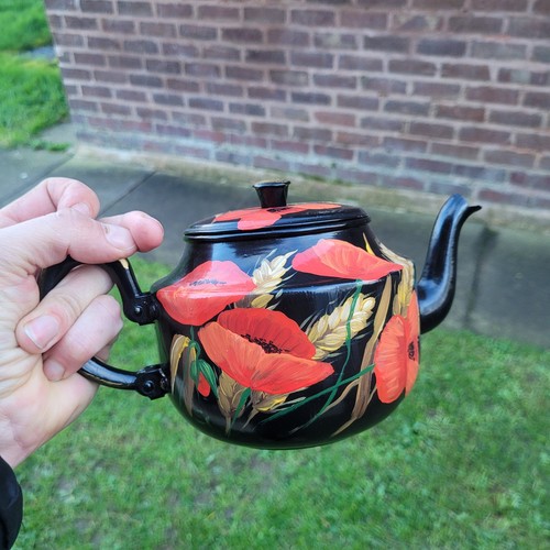 Handpainted floral barge - handpainted,