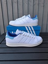 Adidas Stan Smith Blue White Trainers Shoes Men's Size 10 (UK) RRP £90