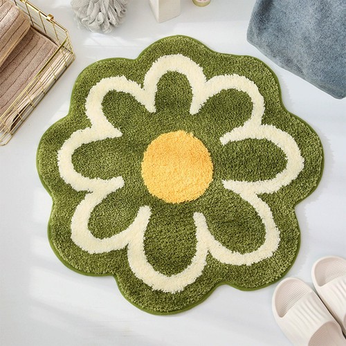Floral pattern rug - floral,