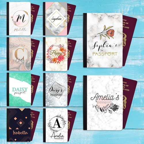 Personalised passport cover - personalised,