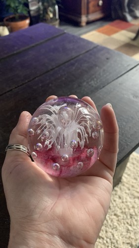 Vintage hand blown glass art - vintage,