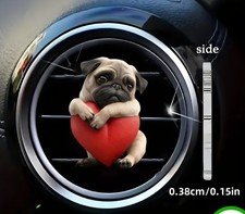Pug Scented Clip On Car Air