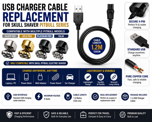 Usb charger cable - charger, replacement