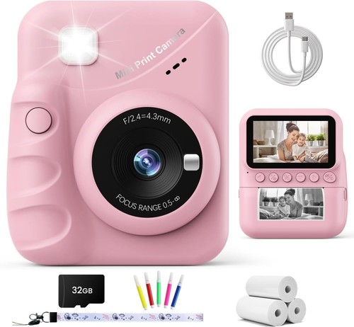 Kids instant print camera - camera,, 3