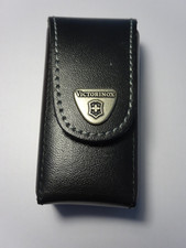 Victorinox belt pouch (For 5-8 layer swiss army knife).  Black Leather. NWOT.
