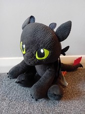 How To Train A Dragon Toothless Soft Toy From Build A Bear Shop GRATE CONDITION