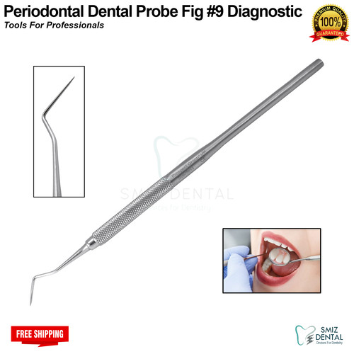 Dental probe single ended - dental, no.9