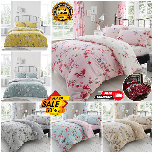 Luxury floral duvet quilt - floral,