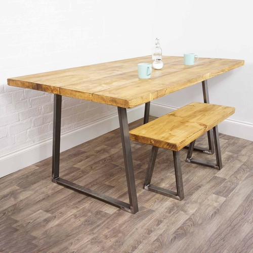 Dining table wooden solid - table,